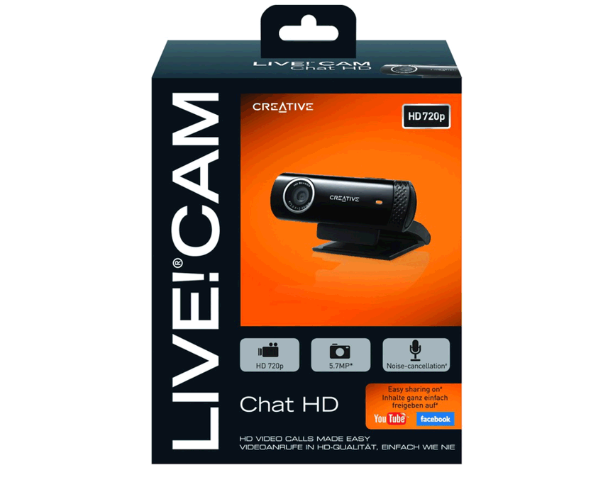 Web Cam Creative Labs Live! Cam Chat HD