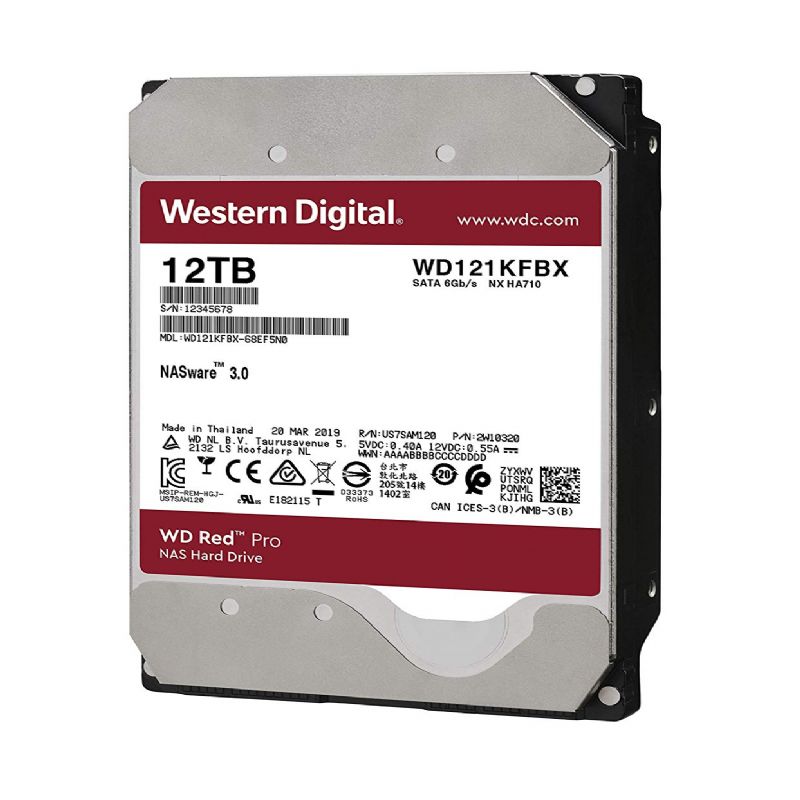 Western Digital 12TB 3.5" Red Pro Nas