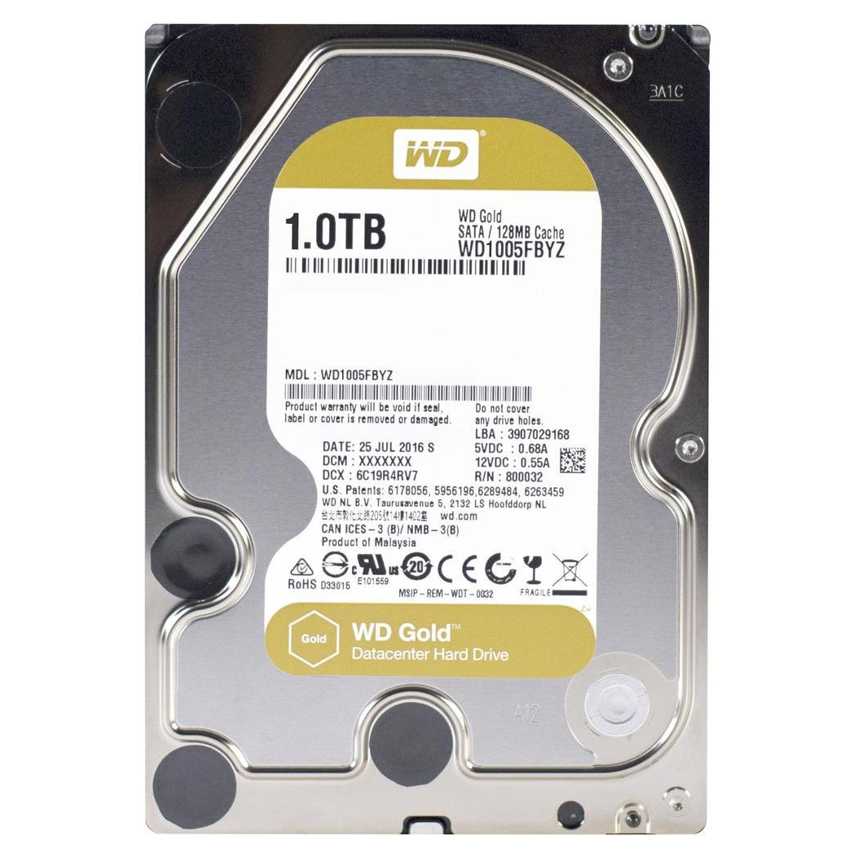 Western Digital 1TB 3.5" Gold Raid Edicion