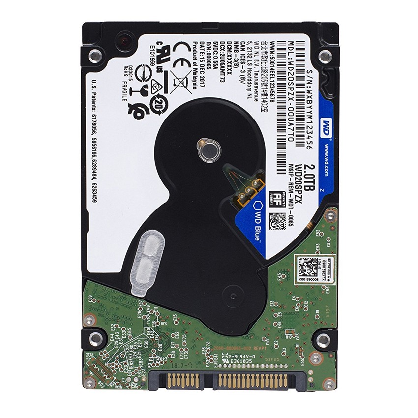 Western Digital 2TB 2.5" Blue