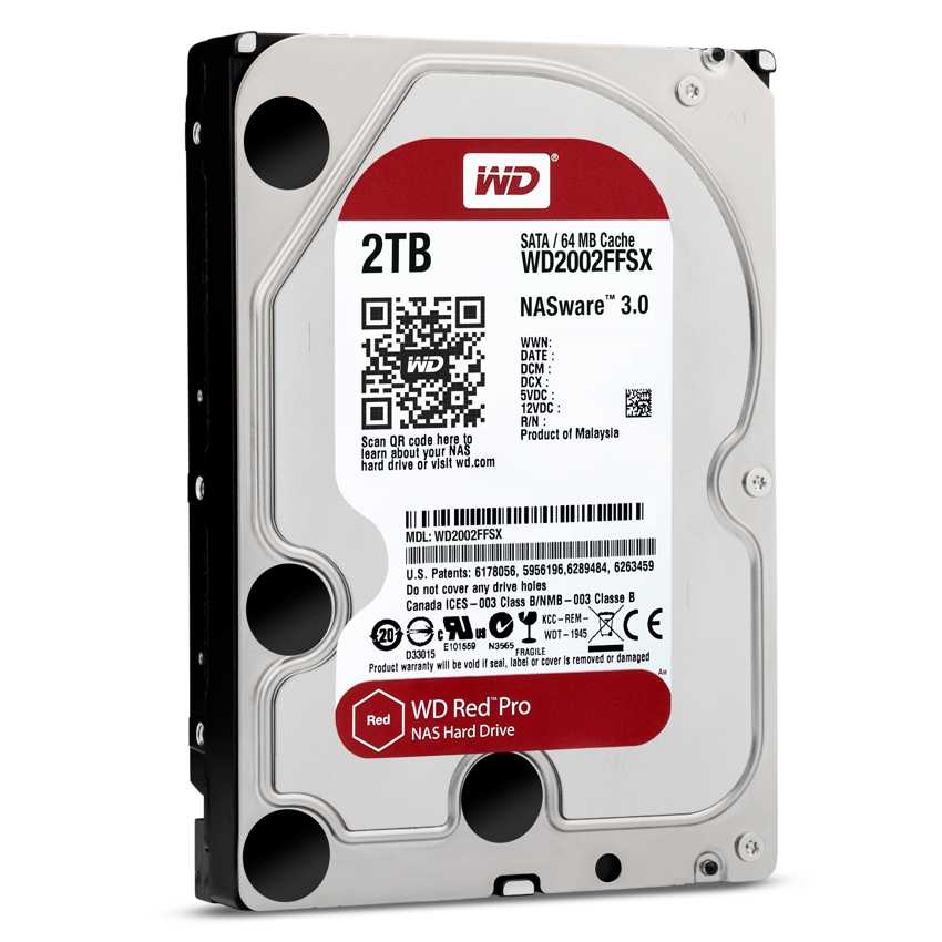 Western Digital 2TB 3.5" Red PRO