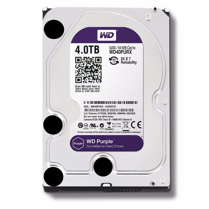 Western Digital 4 TB 3.5" Purple