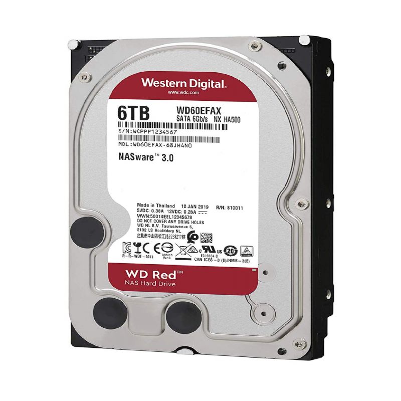Western Digital 6 TB 3.5" Red Nas