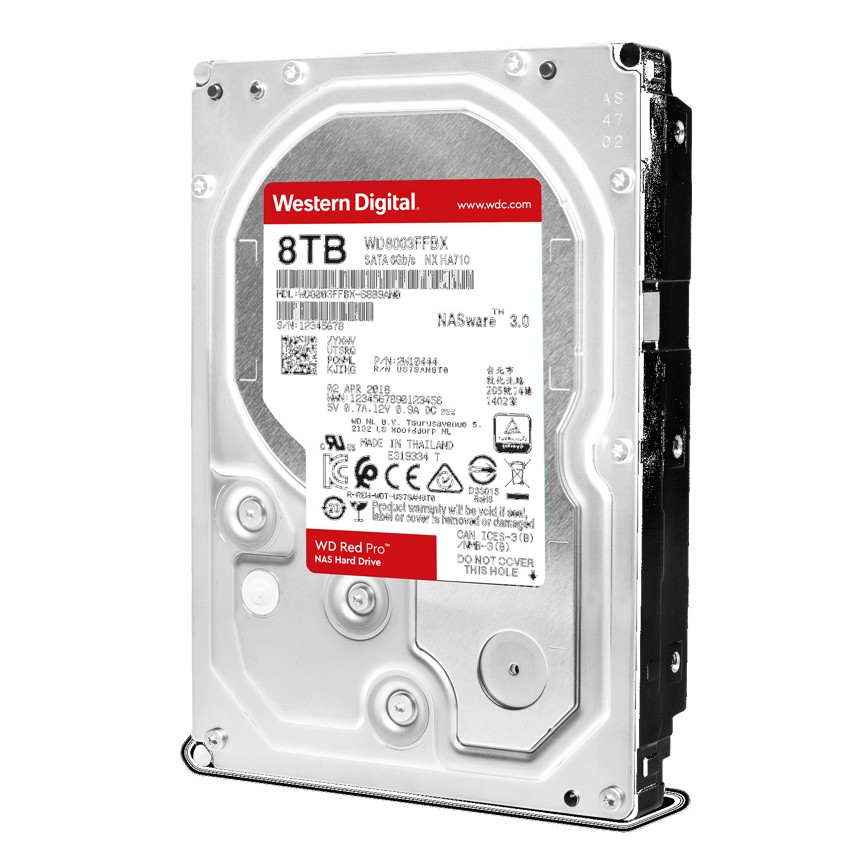 Western Digital 8TB 3.5" Red Pro 256Mb imagen 3