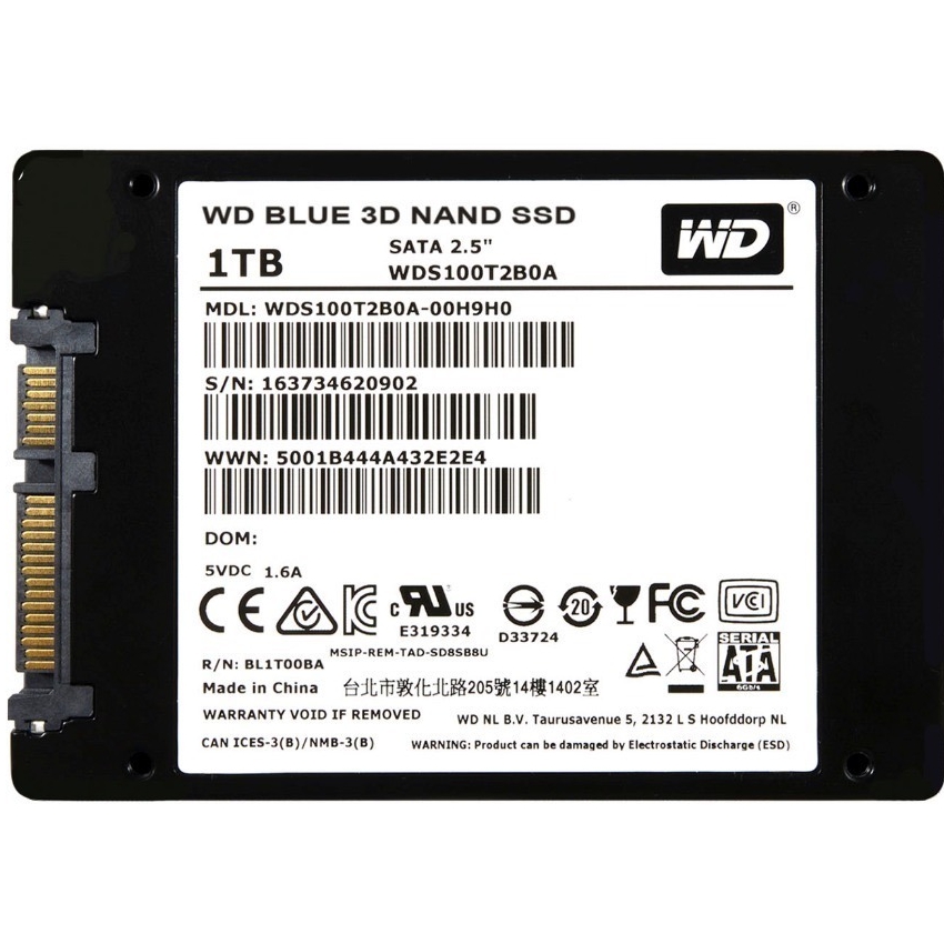 Western Digital Blue 1 TB SSD 3D imagen 2