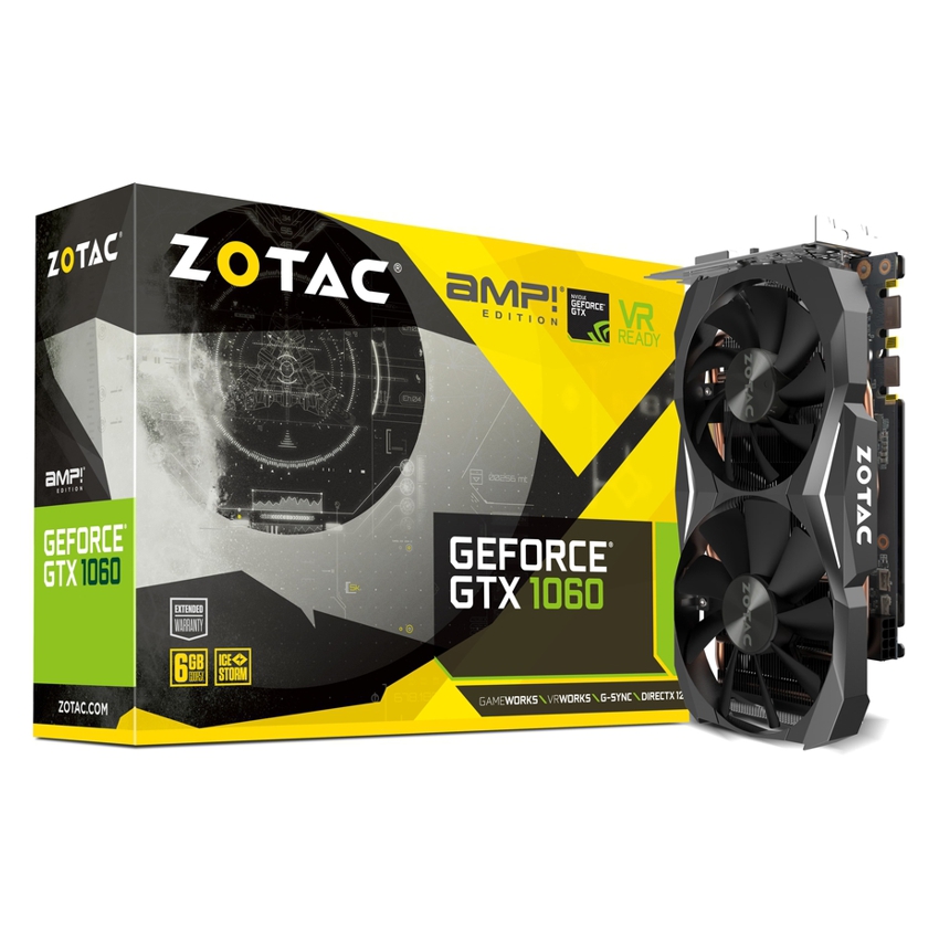 Zotac GeForce GTX 1060 AMP! Edition 6 GB. DDR5X