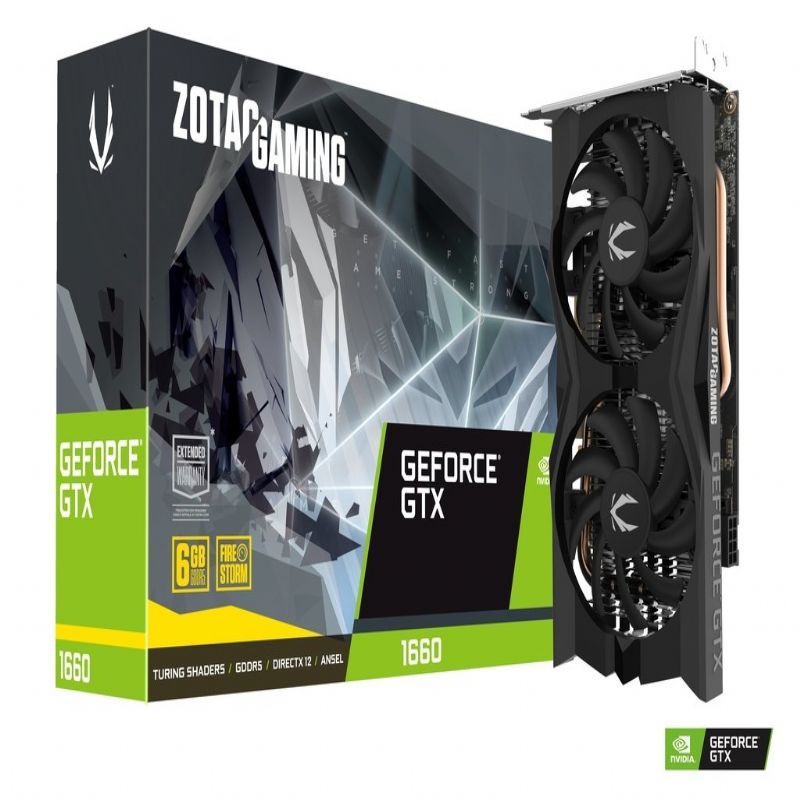 Zotac GeForce GTX 1660 Twin Fan 6 GB. DDR5 Gaming