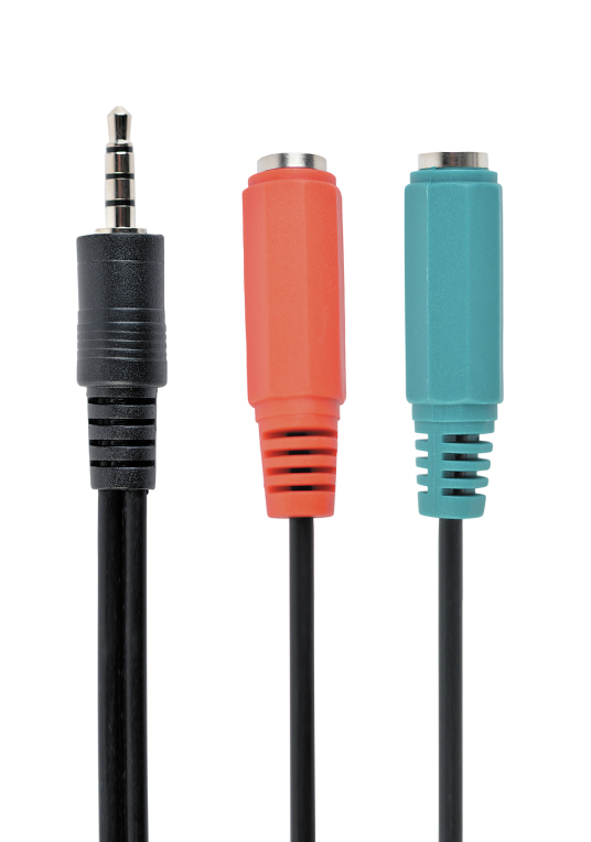 Adaptador de Audio Gembird CCA-417 Splitter Conector 3.5mm