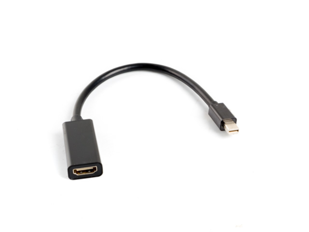 Adaptador Lanberg Mini DisplayPort Macho/HDMI Hembra 20cm Negro