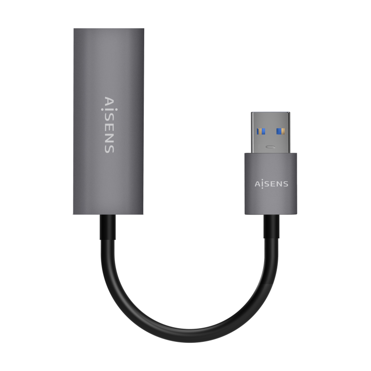 Adaptador Wifi Aisens USB 3.0 a Ethernet Gigabit Gris 15cm miniatura 3