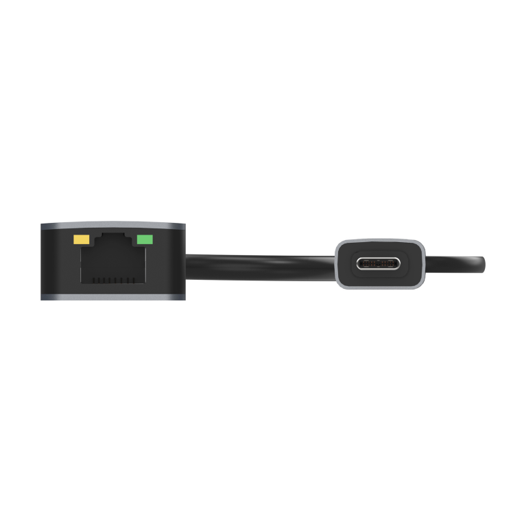 Adaptador Wifi Aisens USB-A+USB-C a Ethernet 2.5G Gris 15cm miniatura 4