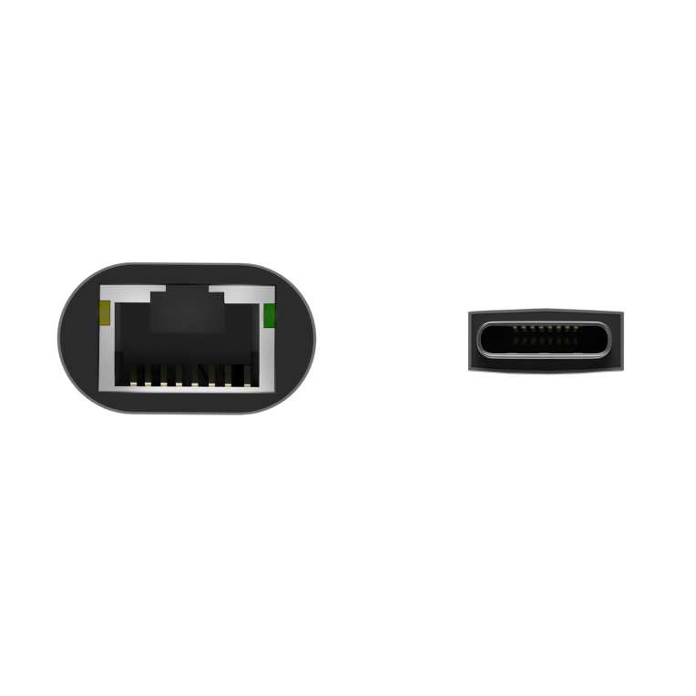Adaptador Wifi Aisens USB-C a Ethernet Gigabit Gris 15cm miniatura 4