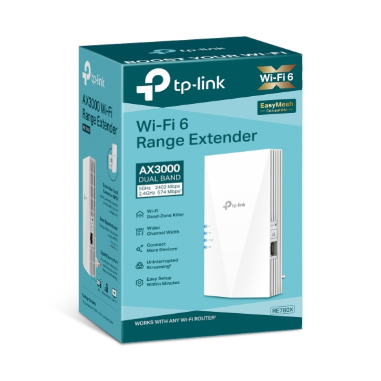 Amplificador de red TP-Link RE780X AX3000 WiFi6 miniatura 4