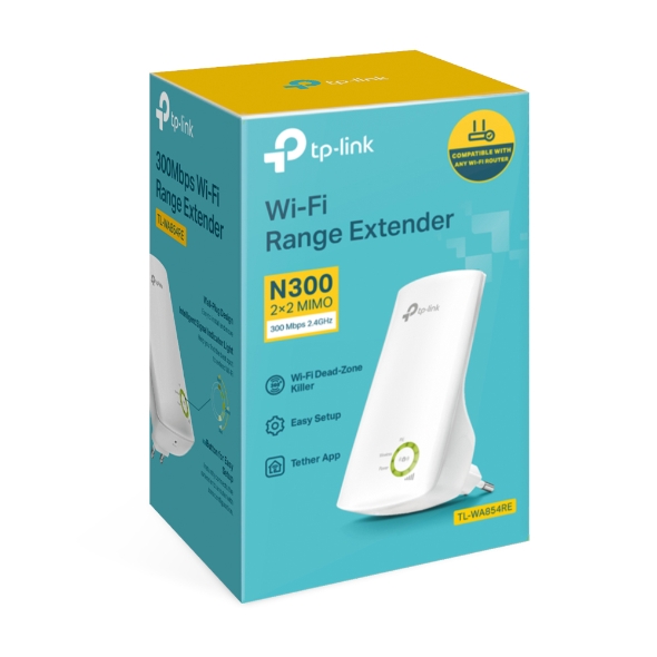 Amplificador de red TP-Link TL-WA854RE Blanco 10/100 Mbit/s miniatura 4