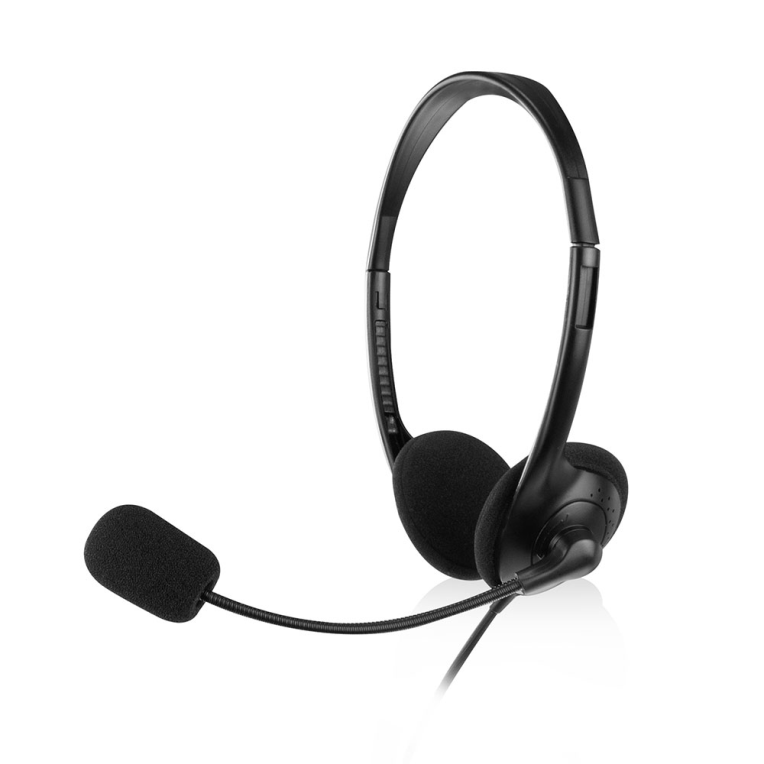 Auriculares Ewent Chat EW3567 Negro Microfono Alambrico Jack 3.5mm miniatura 2