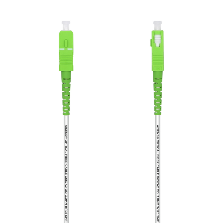 Cable de Fibra Óptica Aisens G657A2 3.0 9/125 SMF Simplex LSZH SC APC 40M miniatura 4
