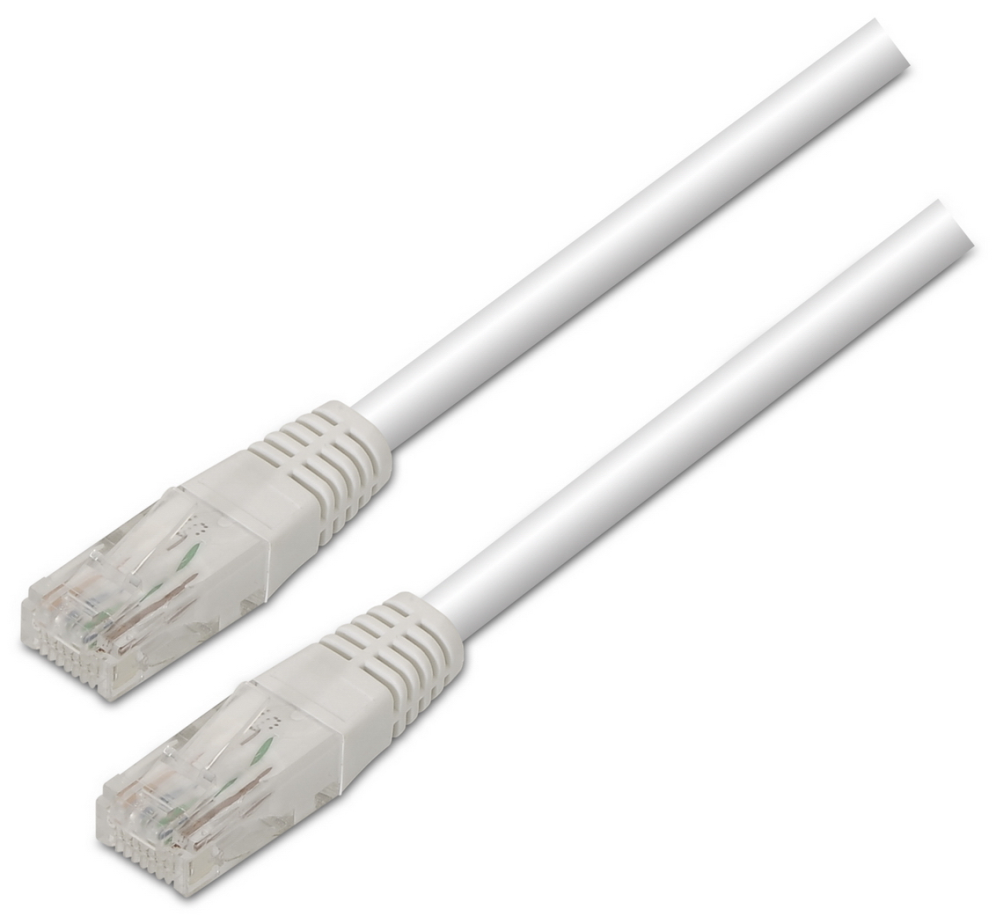Cable de Red Aisens Latiguillo RJ45 Cat.5E UTP AWG24 Blanco 2.0M — imagen 1
