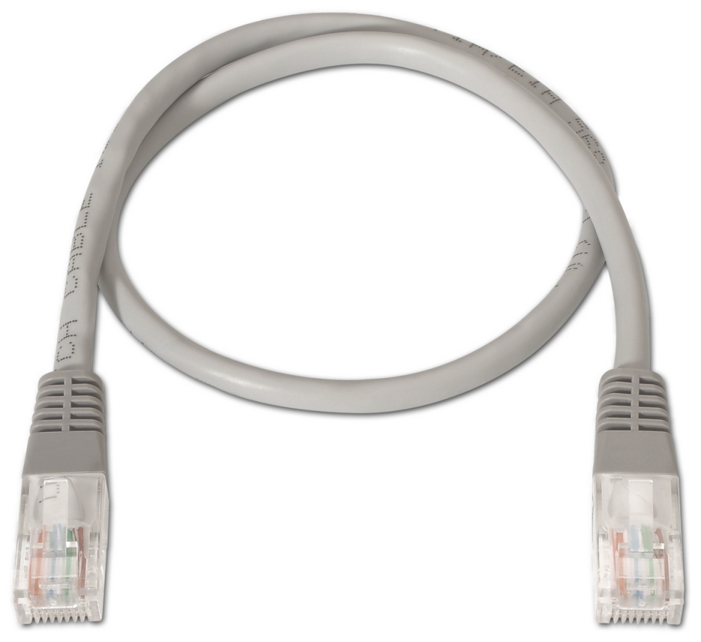 Cable de Red Aisens Latiguillo RJ45 Cat.5E UTP AWG24 Gris 1.0M miniatura 2