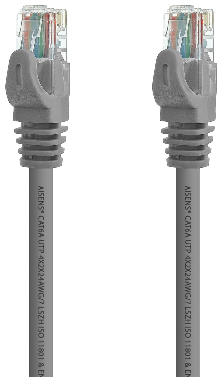 Cable de Red Aisens Latiguillo RJ45 LSZH Cat.6A UTP AWG24 2.0M Gris miniatura 2