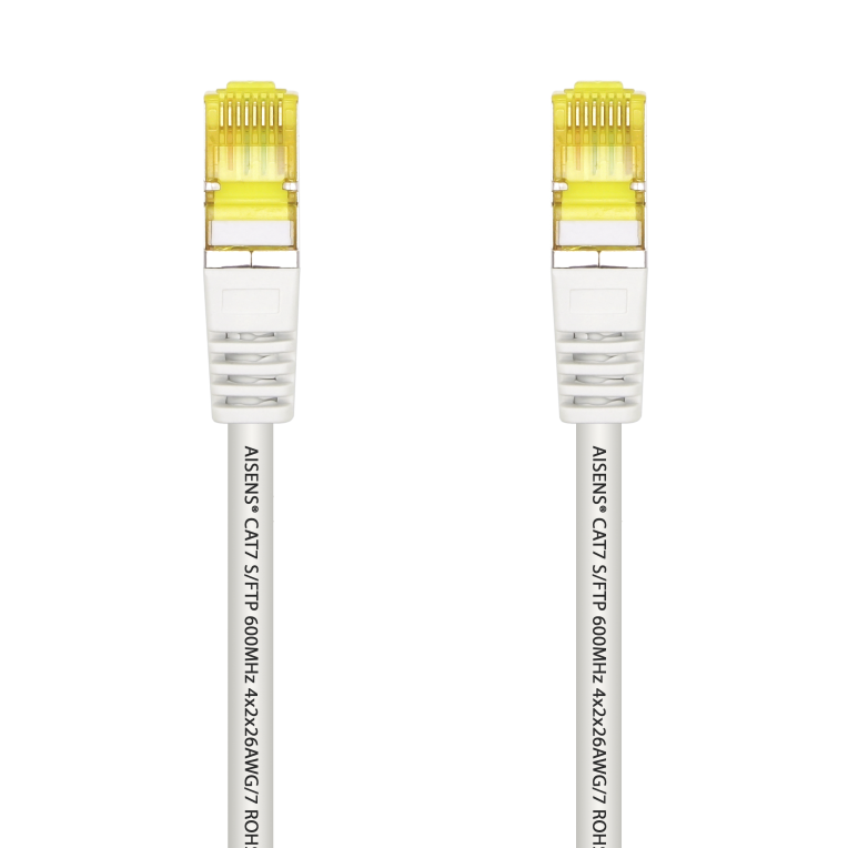 Cable de Red Aisens Latiguillo RJ45 LSZH Cat.7 SFTP PIMF 2.0M Blanco miniatura 3