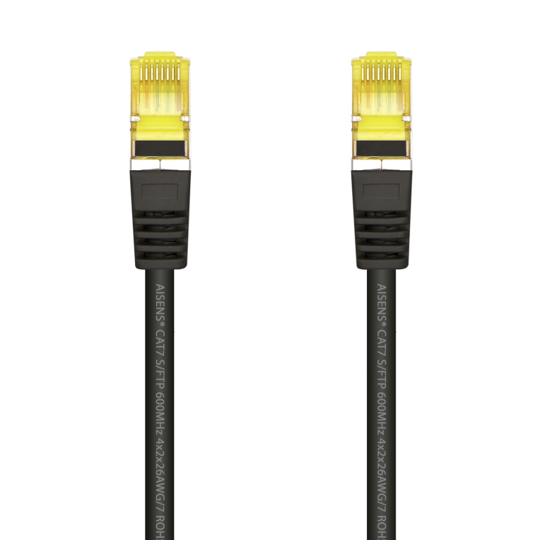 Cable de Red Aisens Latiguillo RJ45 LSZH Cat.7 SFTP PIMF 2.0m Negro miniatura 3