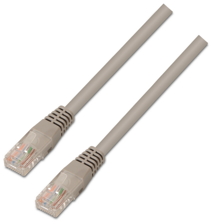 Cable de Red Aisens Latiguillo RJ45 LSZH Cat6 UTP AWG24 Gris 1m — imagen 1
