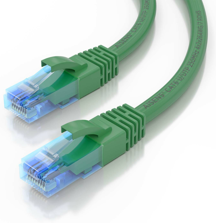 Cable de Red Aisens Latiguillo RJ45 UTP AWG26 Cat.6 CCA Verde 1.0m miniatura 3