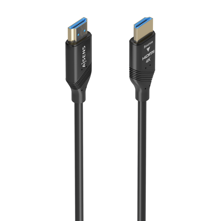 Cable Hdmi Aisens V2.0 Optico Activo AOC 4K60Hz 18Gbps A/M-A/M 15M Negro miniatura 2
