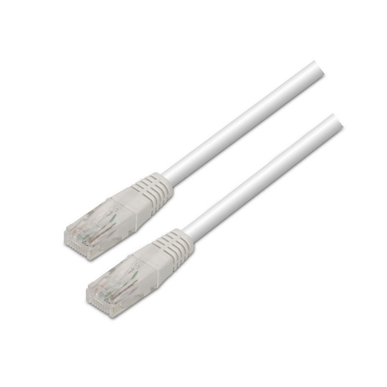 CABLE RED AISENS LATIGUILLO RJ45 CAT.5E UTP AWG24 BLANCO 5.0M miniatura 2