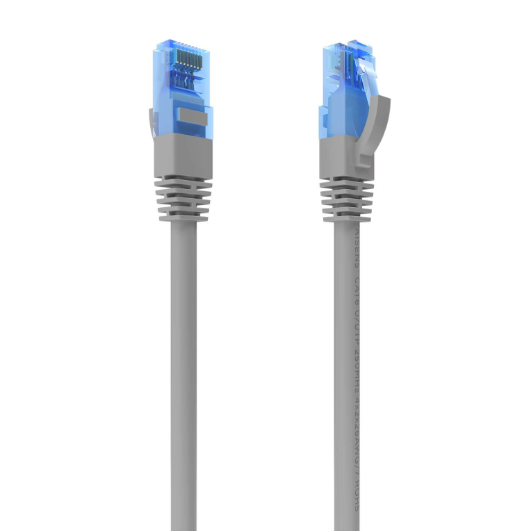 CABLE RED AISENS LATIGUILLO RJ45 CAT.6 UTP AWG26 CCA GRIS 1.0M miniatura 2