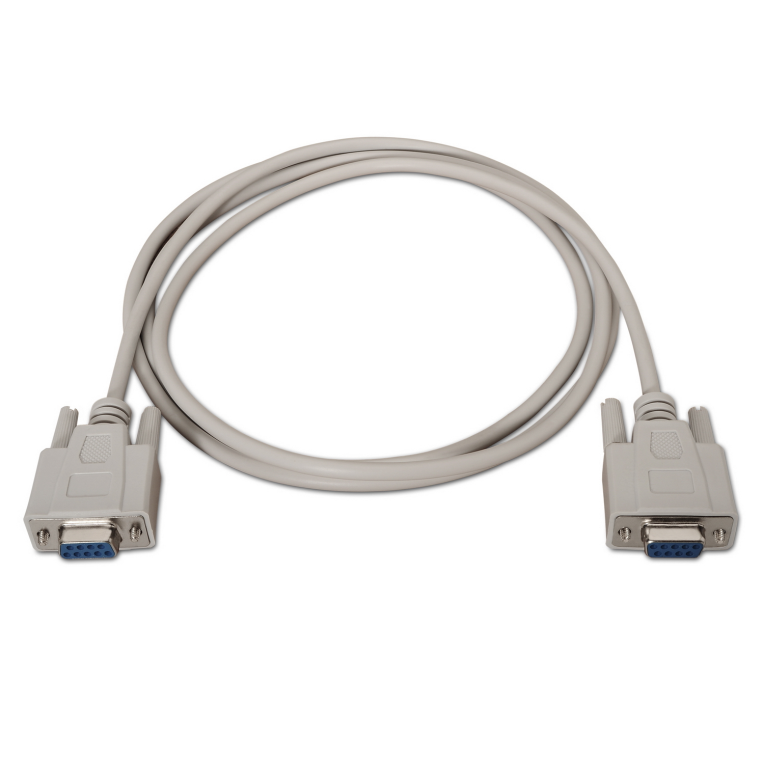 Cable Serie RS232 Aisens Null Modem DB9/H-DB9/H Beige 1.8M [Fabricante: Aisens] [Código: A112-0067] miniatura 3