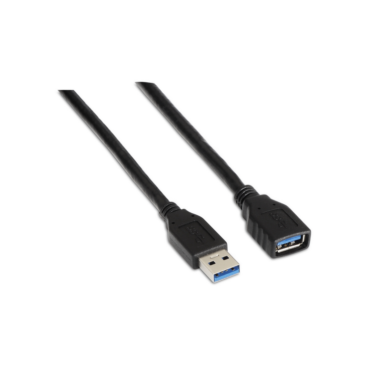 Cable USB 3.0 Aisens Tipo A M-A H Negro 1.0m miniatura 2