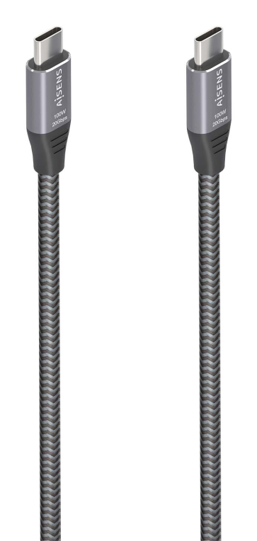 CABLE USB 3.2 AISENS GEN2X2 ALUMINIO 8K@30HZ 5A 100W C/M-C/M 3.0M