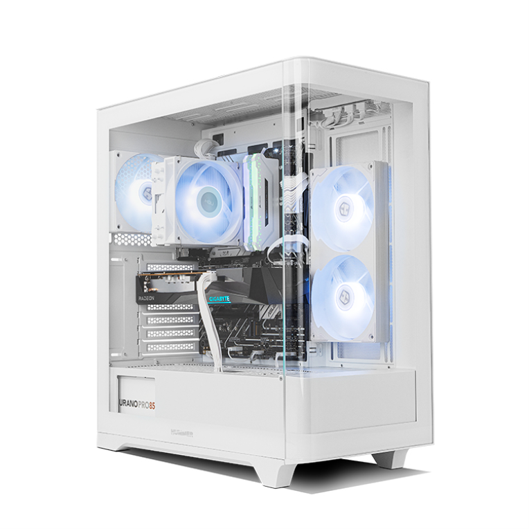 Caja ATX Nox Hummer Ether Blanca miniatura 2