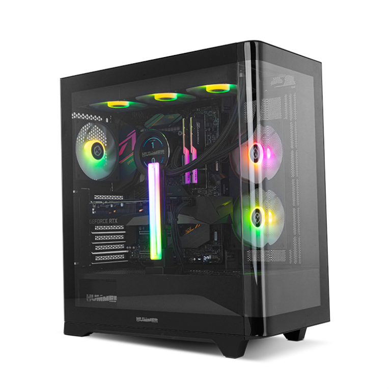 Caja ATX Nox Hummer Ether Negra miniatura 2