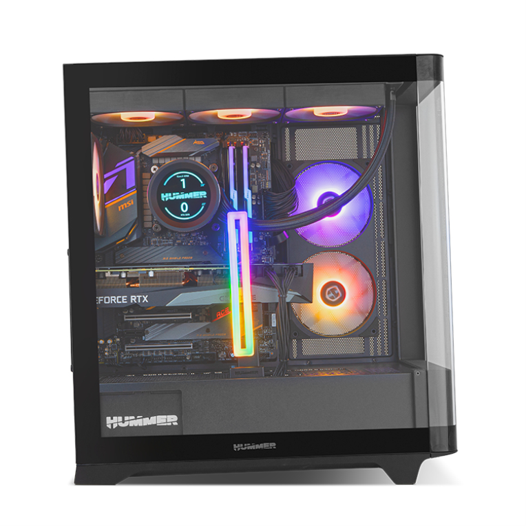 Caja ATX Nox Hummer Ether Negra miniatura 3