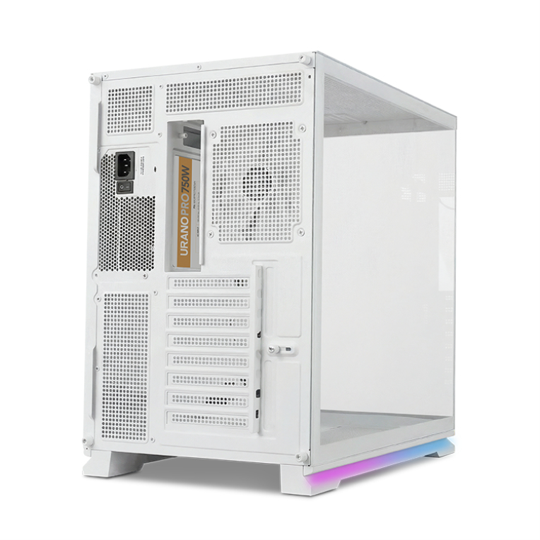 Caja ATX Nox Hummer Galaxy ARGB Blanca miniatura 3