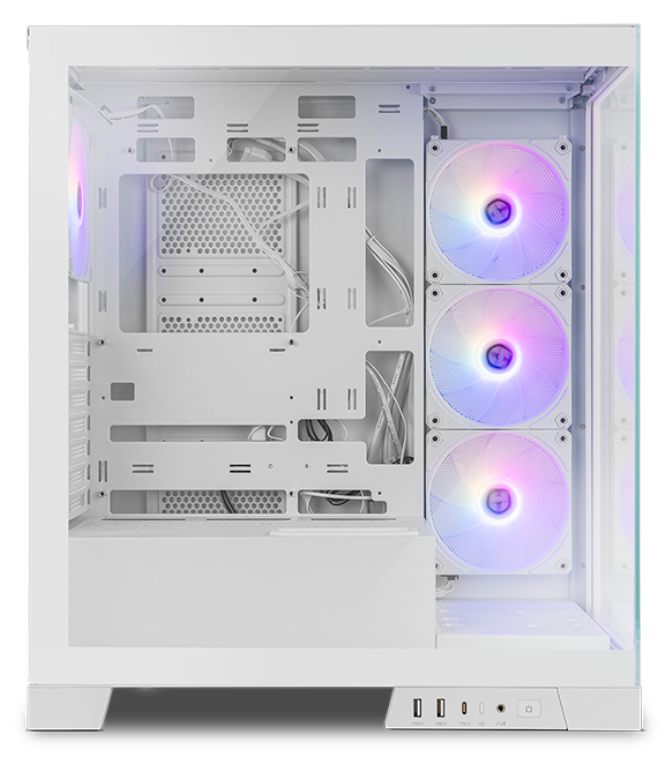 Caja ATX Nox Hummer Glock FrameLess Blanca miniatura 13