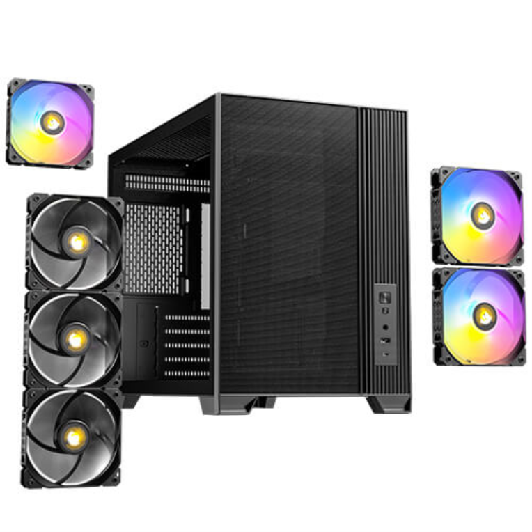 Caja Micro-ATX Antec Flux M Negra miniatura 15
