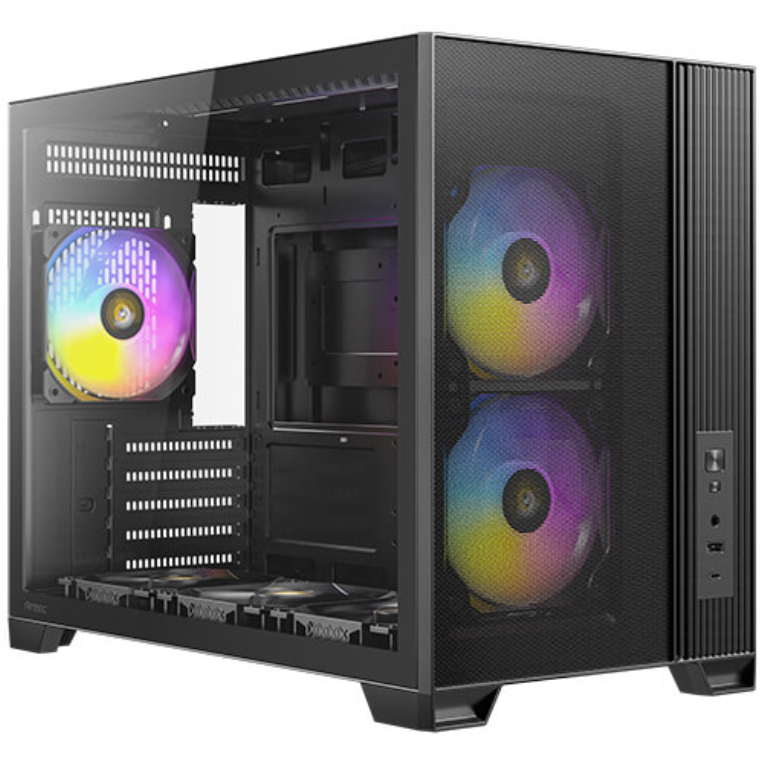 Caja Micro-ATX Antec Flux M Negra miniatura 7
