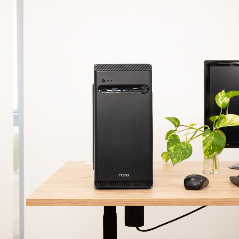 Caja Micro-ATX Tooq Dodeka Ultra USB Tipo C con fuente 500 Wattios miniatura 3