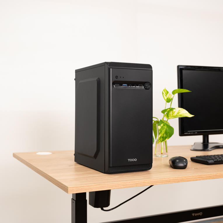Caja Micro-ATX Tooq Dodeka Ultra USB Tipo C con fuente 500 Wattios miniatura 4