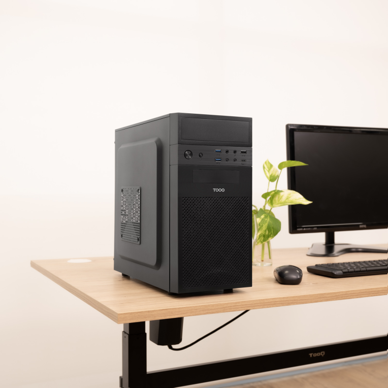 Caja Micro-ATX Tooq IsoBox Ultra USB Tipo C con fuente de 500 Wattios miniatura 4