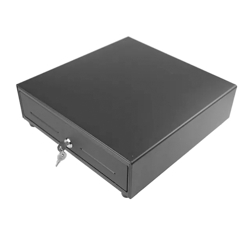Cajón Portamonedas Mustek 410X415 Mm 5 Bill/8 Mon RJ12 Microswitch Negro