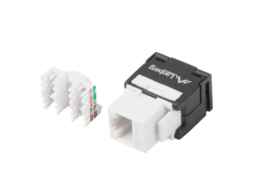 Conector Lanberg Keystone Cat.5e UTP RJ45 180 Grados Sin Herramientas miniatura 2