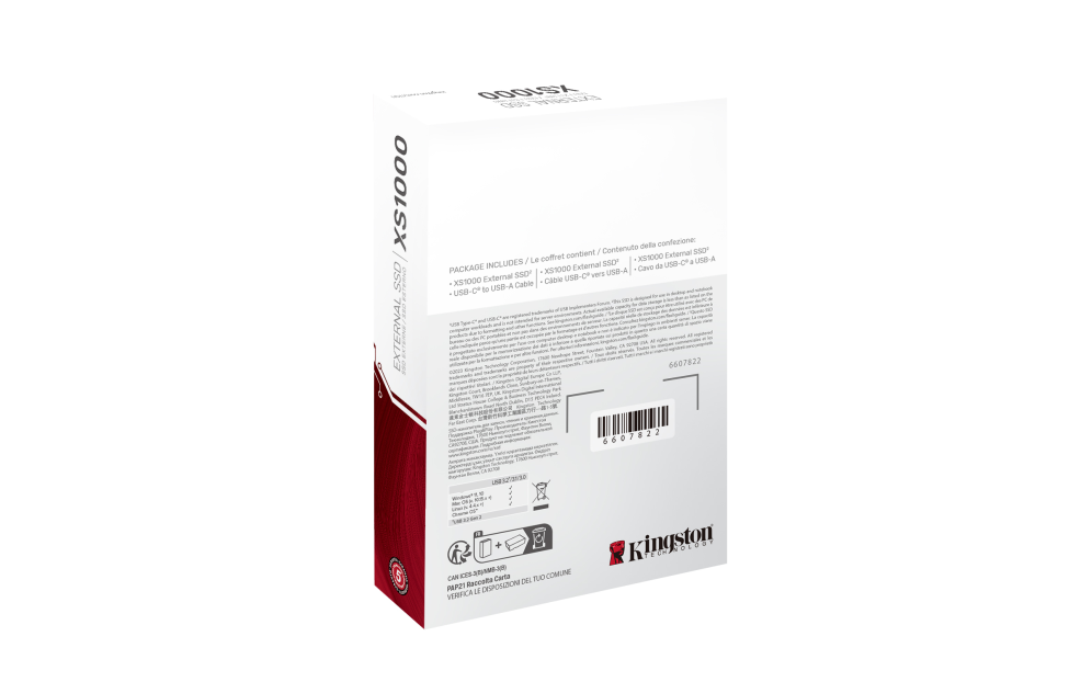 Disco Duro Externo SSD Kingston 1TB Xs1000 miniatura 5