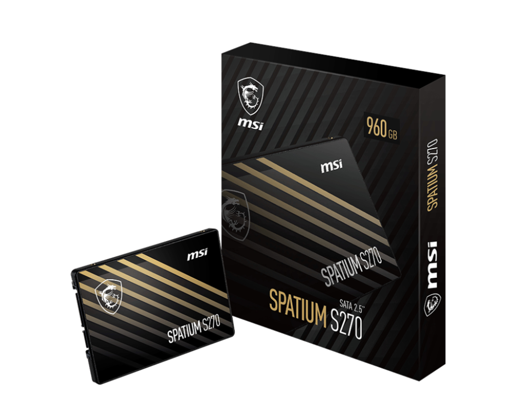Disco Duro SSD Msi Spatium S270 960GB Sata 3 miniatura 2