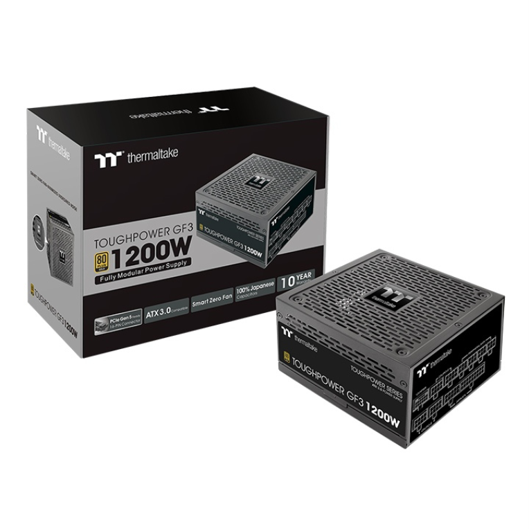 Fuente Thermaltake Tough Power GF3 1200W 80+ Gold Full Modular Negra miniatura 7