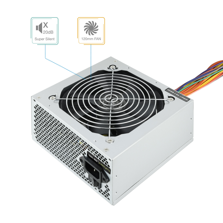 Fuente Tooq 500W miniatura 3