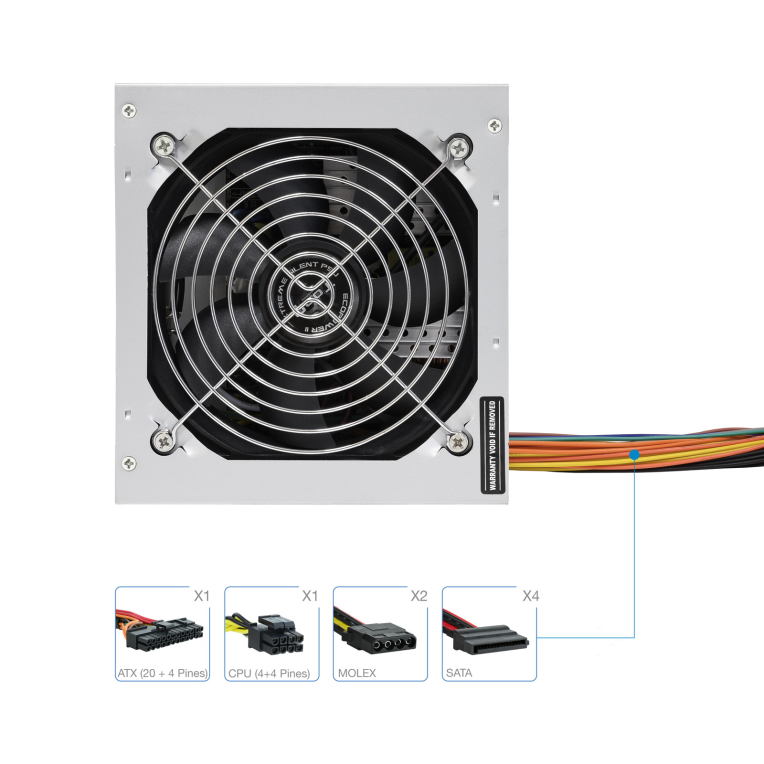 Fuente Tooq 500W miniatura 4